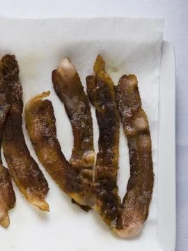 Strips of bacon Foto stock