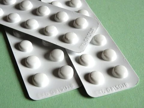Strips Of Medication Tablets Stock Photos