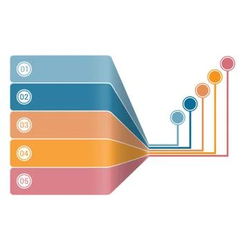 Strips Perspective position Stock Illustration