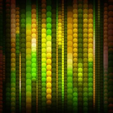 Strips of shiny colored circles Stock Photos