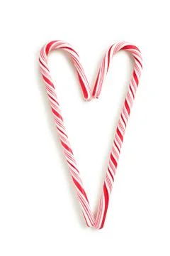 Stripy candy cane Stock Photos