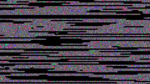 Strobbing Colored Noise Grunge Distorted Trendy Digital Abstract Background Stock Illustration