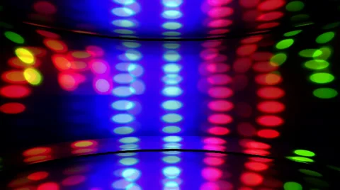 Strobe Light Graphic Equalizer Tubular Stock Footage 32648390