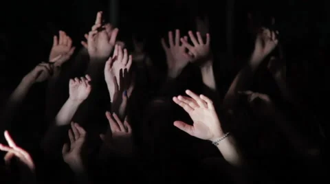 Strobe lights and party crowd Stock Footage 52614103