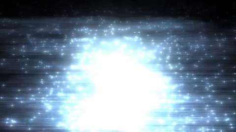 Strobe Lights - Blue Blur Face Stock Footage 74730342