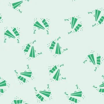 Strobe lights disco party glyph seamless pattern Illustrazione stock