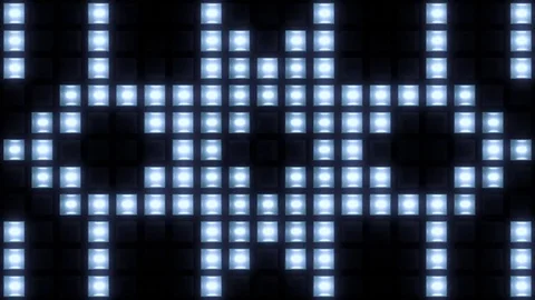 Strobe Lights Flashing Background Vj Loop Blue Lights Board Wa Stock Footage 81203261