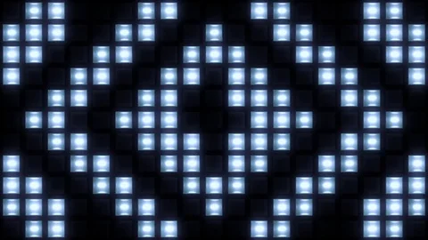 Strobe Lights Flashing Background Vj Loop Blue Lights Board Wa Stock-Footage 81203263