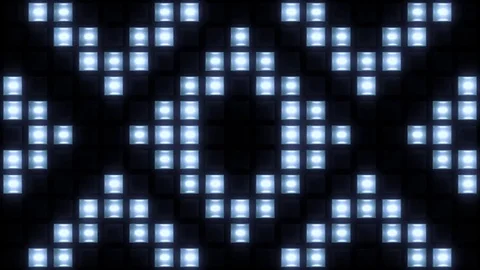 Strobe Lights Flashing Background Vj Loop Blue Lights Board Wa Stock-Footage 81203265