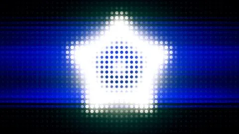 Strobe Lights Flashing VJ. 3D rendering Stock Illustration