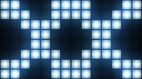 Strobe Lights Flashing VJ Blinking Box Lights Bulb Stage Stock-Footage 50157056