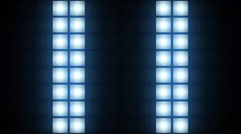 Strobe Lights Flashing VJ Blinking Box Lights Bulb Stage Stock Footage 50157332