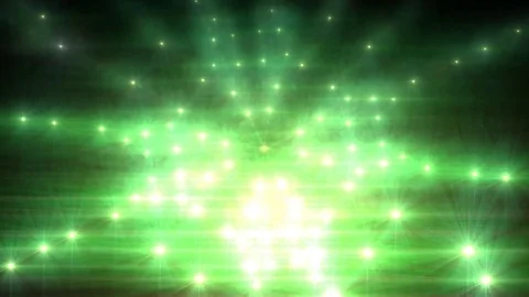 Strobe Lights - Green 2 Stock-Footage 74730305