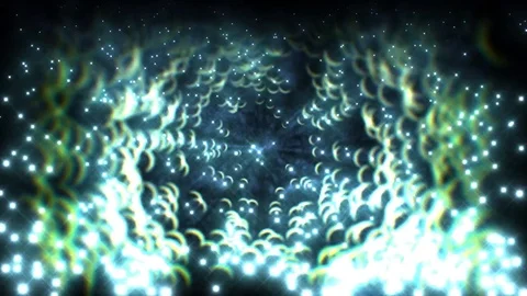 Strobe Lights - Green Balls Stock-Footage 74730339