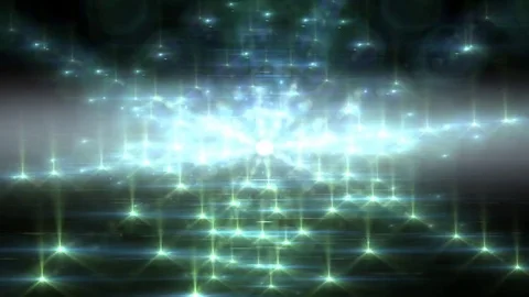 Strobe Lights - Green Stock-Footage 74730071