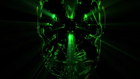 Strobe Lights Head Loop Stock Footage 263035884