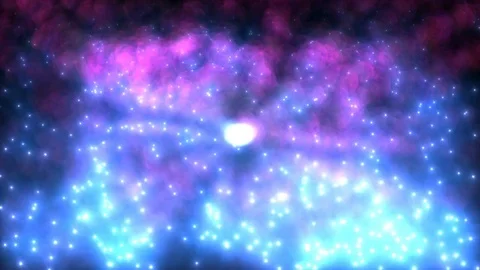 Strobe Lights - Purple Nubula Stock Footage 74730327