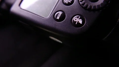 Strobes for a camera. 4K UHD Stock Footage 72921133