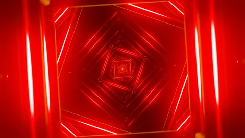 Strobes dance rhythmically in a neon VJ ... | Stock Video | Pond5