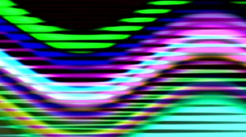 Strobing Color Wave Loop Background Stock Footage 42250135