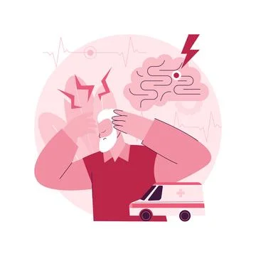 Stroke abstract concept vector illustration. Stock Illustration