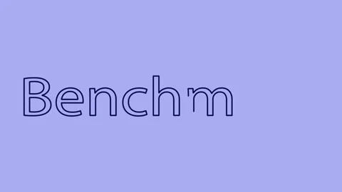 Stroke Animation Benchmark Text 스톡 동영상 317888049