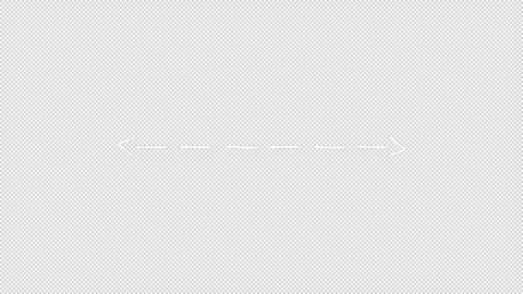 Stroke Arrow Sketch Style Alpha Animation Stock Footage 242512075