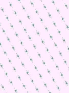 Stroke-based botanical motif texture in misty pink, pale lilac, periwinkle blue, Stock Illustration
