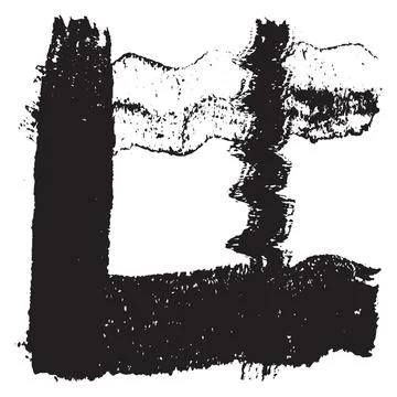 Stroke Brush Grunge Set221 Stock Illustration