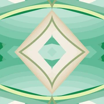 Stroke-built abstract motif pattern texture with cream, parchment, sage, deep ol Stock Illustration