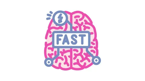 Stroke evaluation color icon animation Stock Footage 327257539