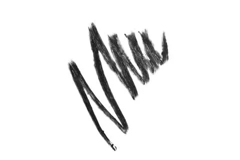Stroke of eye pencil isolated Stock Photos