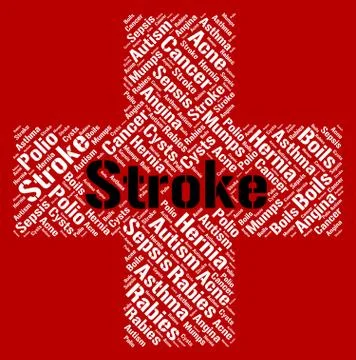 Stroke Illness Indicates Transient Ischemic Attack And Disease Stock Illustration