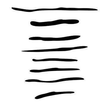 Stroke of marker Stock Illustration