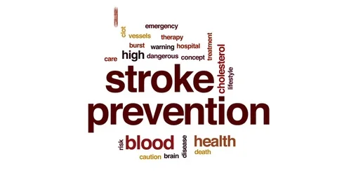 Stroke prevention animated word cloud, t... | Stock Video | Pond5