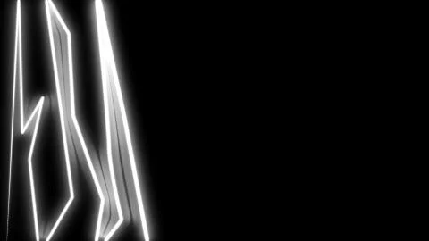 Stroke shining broken lines, abstract computer generated backdrop, 3D render Stock Illustration