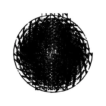 Stroke Spiral Stamp 59 Stock Illustration