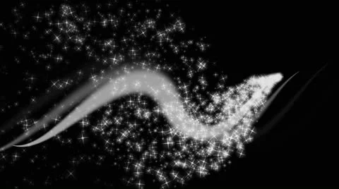 Stroke star white Stock Footage 24707147