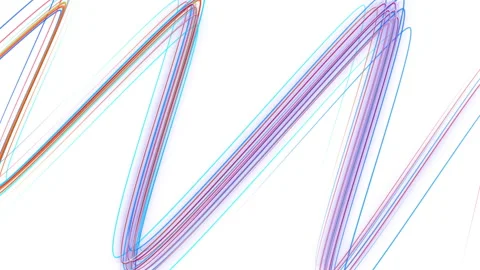 Stroke trail line drawing effect animation Stock Footage 149305602