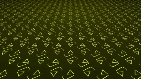 Stroked pentagonal triangles with moving lines and geometric pattern shapes Stock Footage 328555230