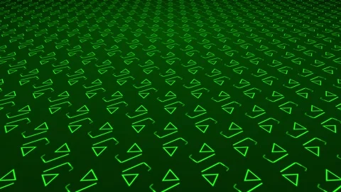 Stroked pentagonal triangles with moving lines and geometric pattern shapes Stock Footage 328555243