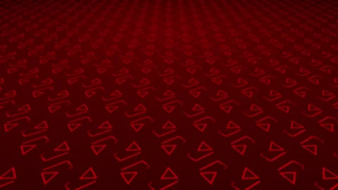 Stroked pentagonal triangles with moving lines and geometric pattern shapes Stock Footage 328555254