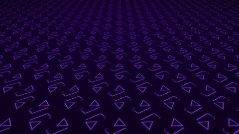 Stroked pentagonal triangles with moving lines and geometric pattern shapes Stock Footage 328555419