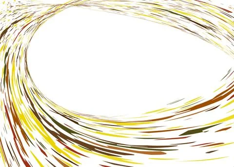 Strokes and splashes in different directions of multi-colored paint on a white Stock Illustration