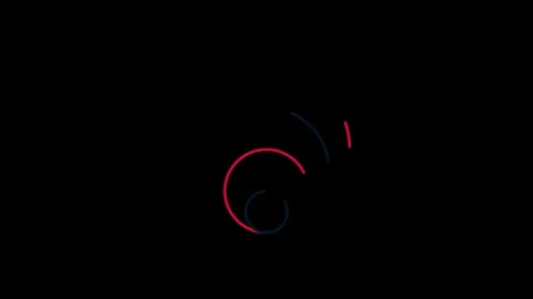 Strokes animate symbols in composition and explosion, Shape and icon animation Stock Footage 296408555
