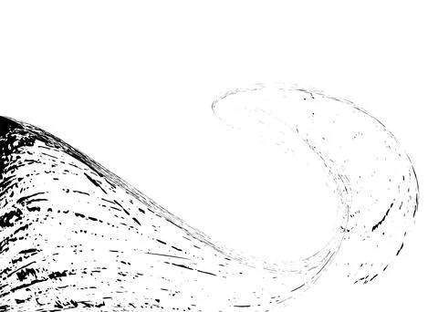 Strokes in different directions of black paint on a white background. Graffit Иллюстрация