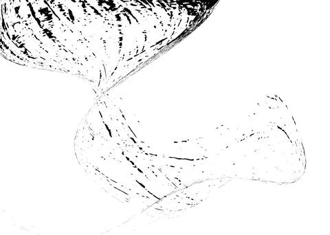 Strokes in different directions of black paint on a white background. Graffit Illustrazione stock