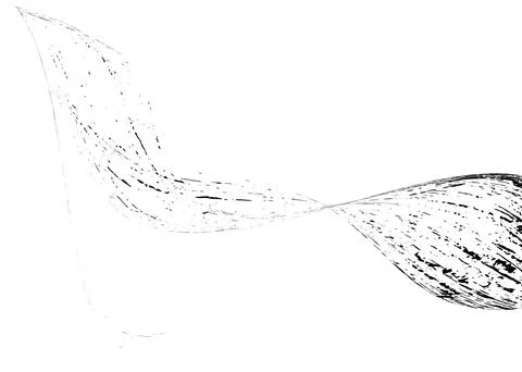 Strokes in different directions of black paint on a white background. Graffit Stock Illustration