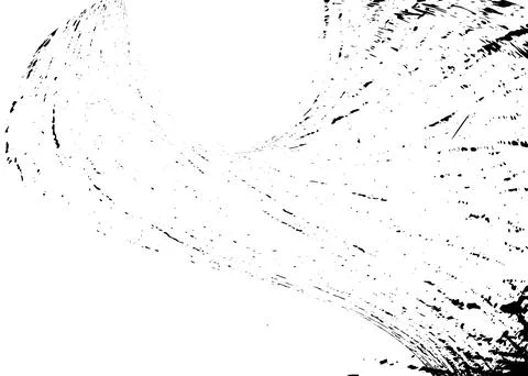 Strokes in different directions of black paint on a white background. Graff.. Stock Illustration