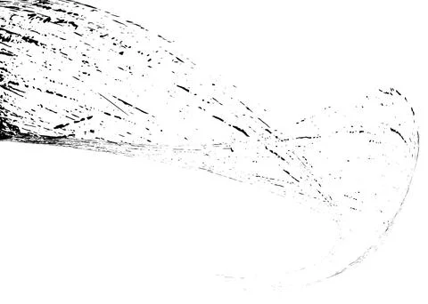 Strokes in different directions of black paint on a white background. Graff.. Stock Illustration